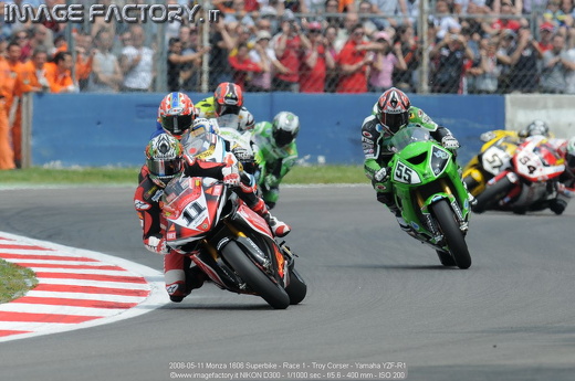 2008-05-11 Monza 1606 Superbike - Race 1 - Troy Corser - Yamaha YZF-R1